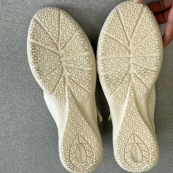 NEW JSport Melody Women's Size 9M Mary Jane Shoes Cream Memory Foam - Picture 7 of 8